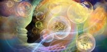WOMAN HEAD WITH BUBBLES 2